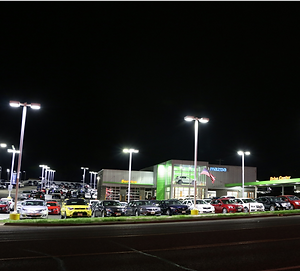 ChaseLight Lighting Controller System Illuminates Dealership Lot